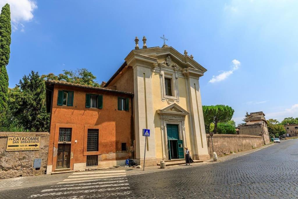 Rooftop Appia Antica,Silenzioso Riservato Two Bedrooms Two Bathrooms โรม ภายนอก รูปภาพ